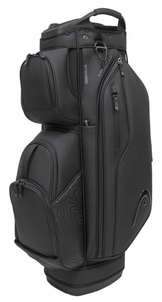 Head Golf PU Leather Premium Neutral NA Cartbag, Schwarz