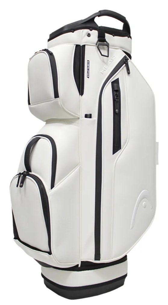 Head Golf PU Leather Premium Neutral NA Cartbag, Weiß