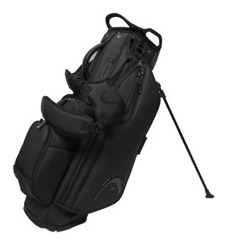 Head Golf PU Leather Premium Neutral NA Standbag, Schwarz