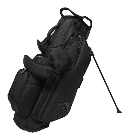 Head Golf PU Leather Premium Neutral NA Standbag, Schwarz