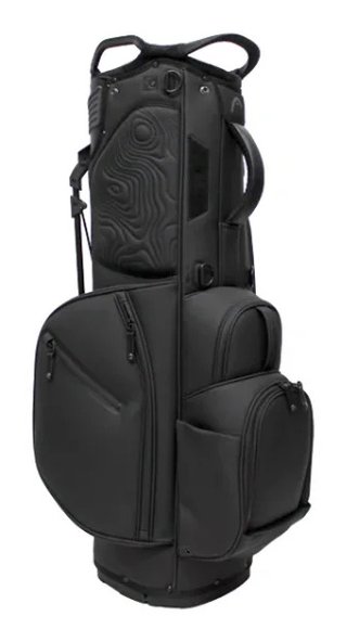 Head Golf PU Leather Premium Neutral NA Standbag, Schwarz