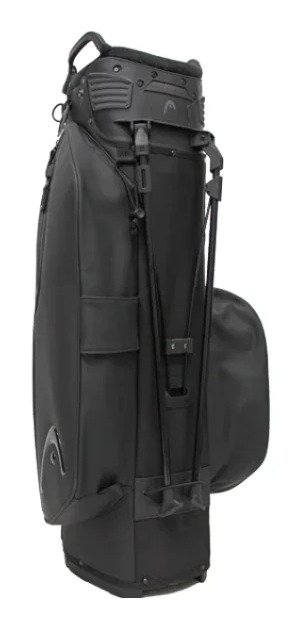 Head Golf PU Leather Premium Neutral NA Standbag, Schwarz