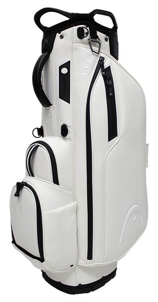 Head Golf PU Leather Premium Neutral NA Standbag, Weiß
