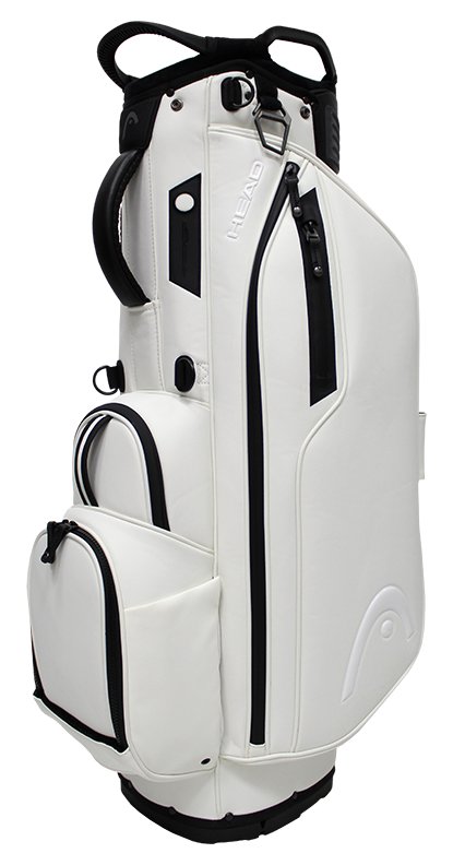 Head Golf PU Leather Premium Neutral NA Standbag, Weiß