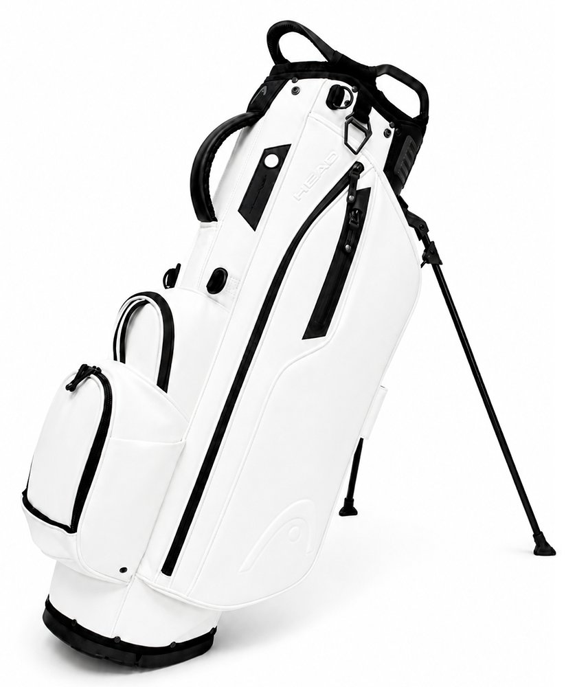 Head Golf PU Leather Premium Neutral NA Standbag, Weiß
