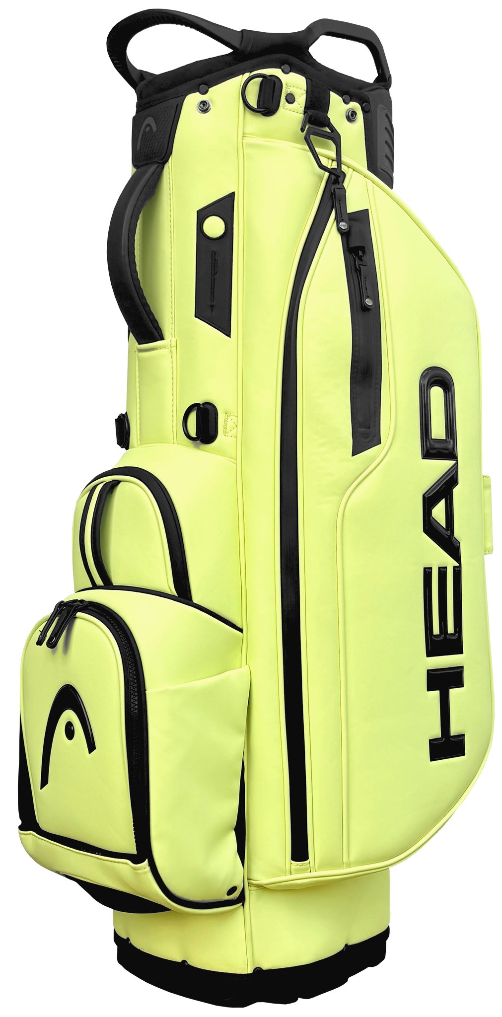 Head Golf PU Leather Premium Logo Standbag, volt yellow/green