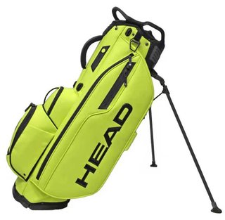 Head Golf PU Leather Premium Logo Standbag, volt yellow/green