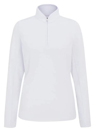 PING Abigale Performance Fleece Damen Sweatshirt, weiß