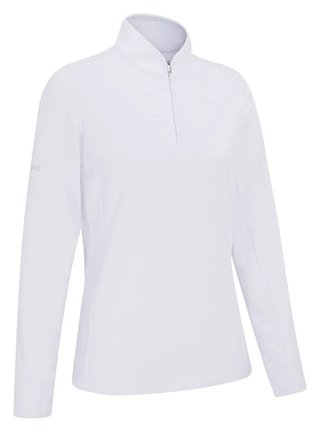 PING Abigale Performance Fleece Damen Sweatshirt, weiß