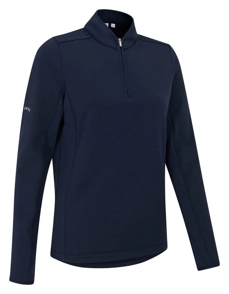 PING Abigale Performance Fleece Damen Sweatshirt, Navy