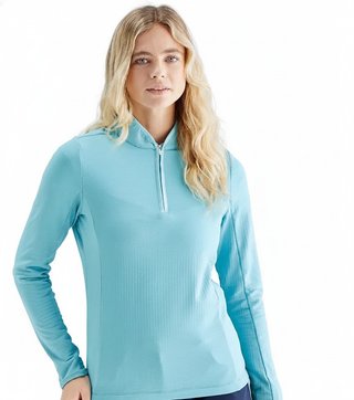 PING Abigale Performance Fleece Damen Sweatshirt, Oasis