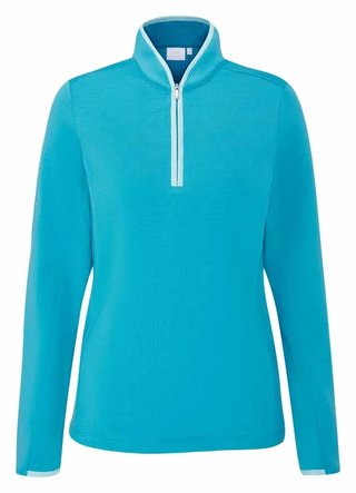 PING Abigale Performance Fleece Damen Sweatshirt, Türkis