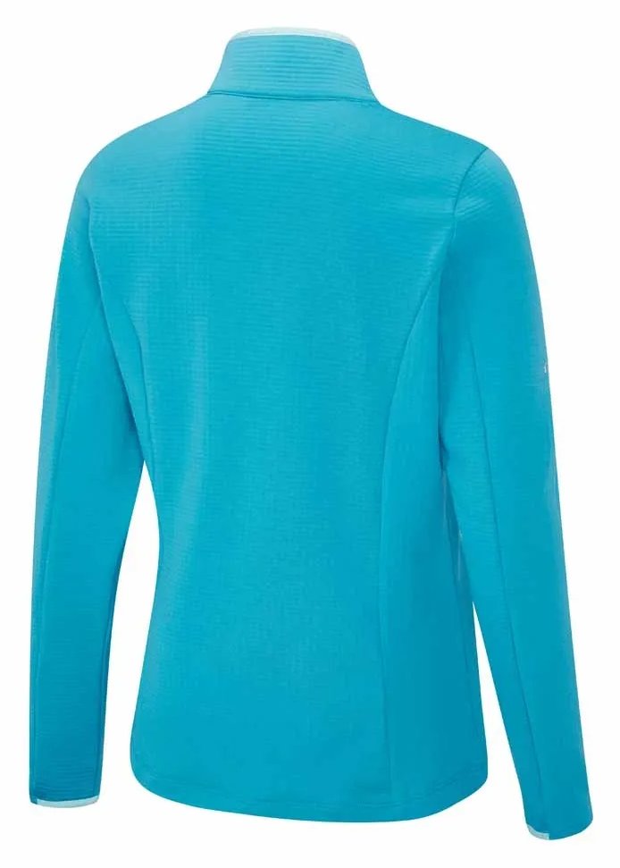 PING Abigale Performance Fleece Damen Sweatshirt, Türkis