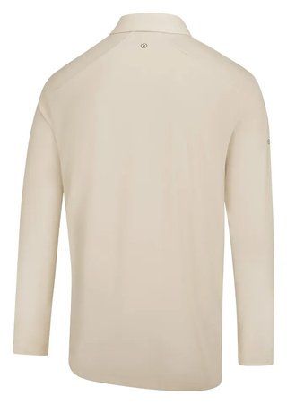 PING Demitri Longsleeve Herren Polo, Egret
