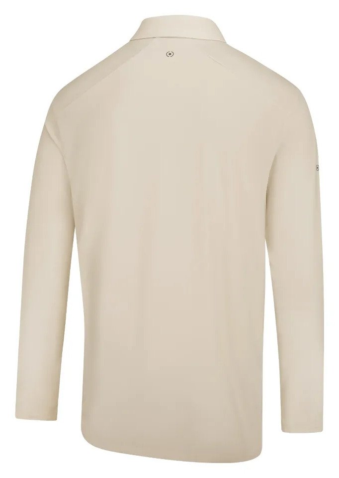 PING Demitri Longsleeve Herren Polo, Egret