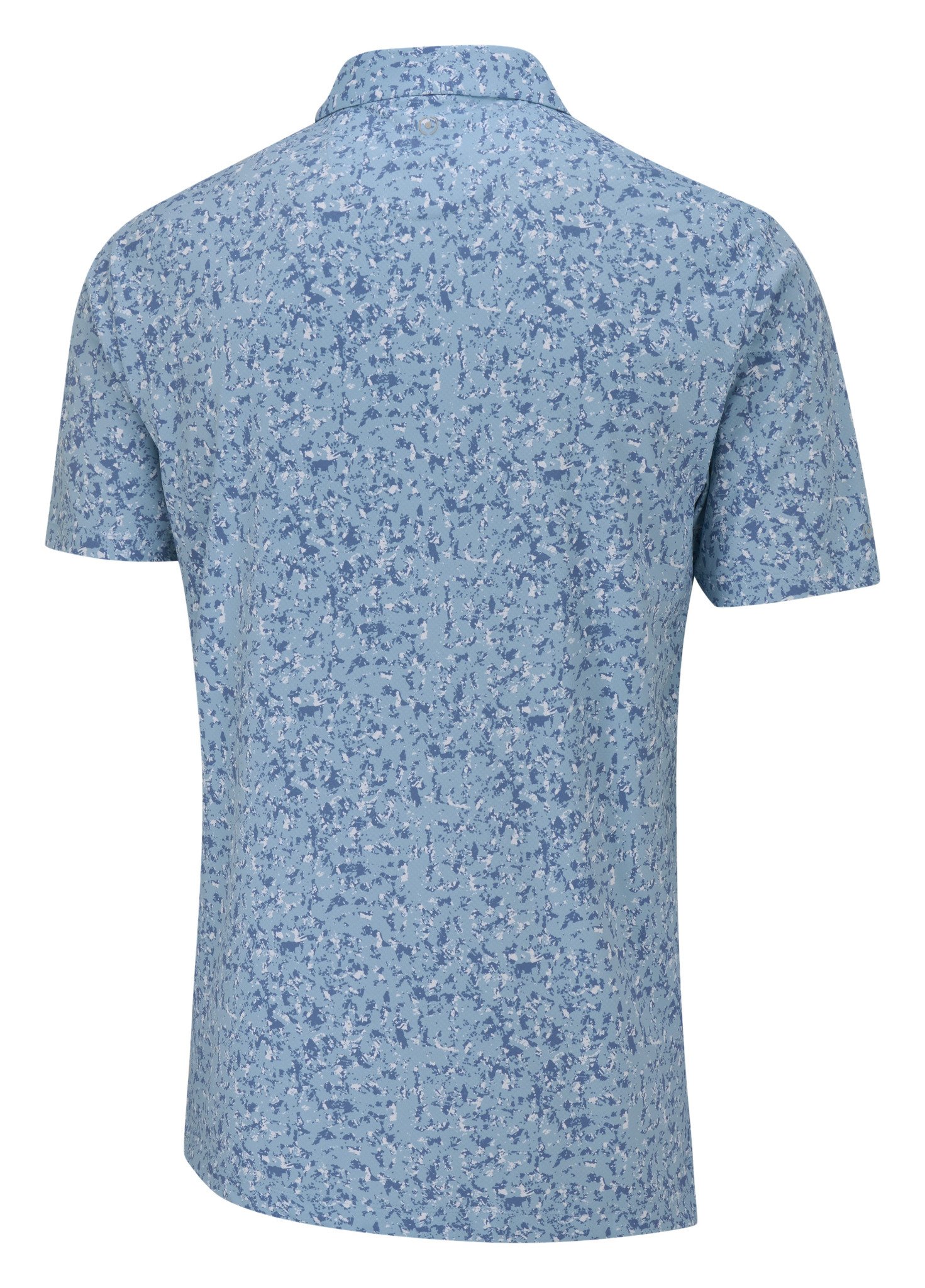 PING Gilmore Herren Polo, dusty blue multi