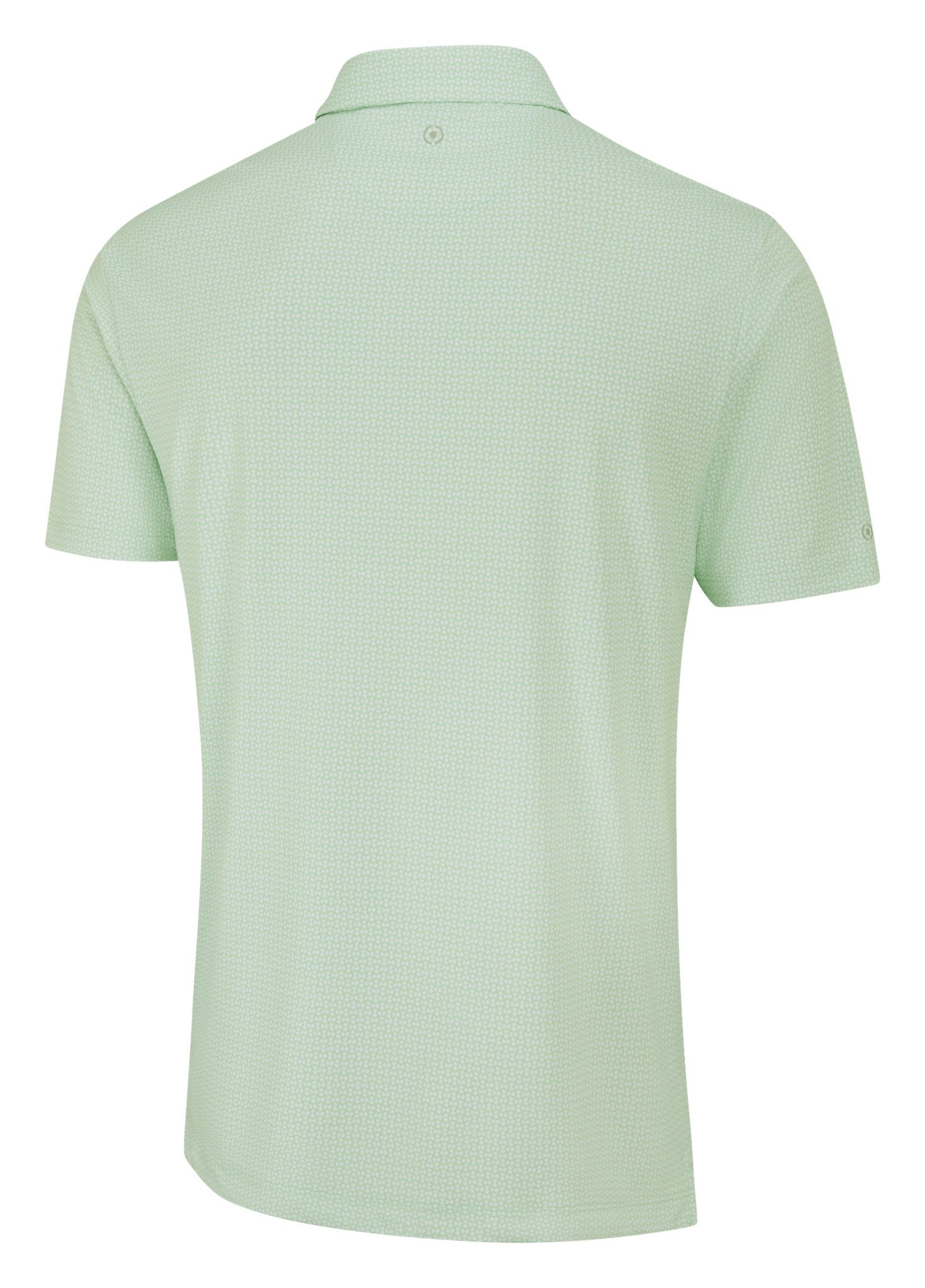 PING Gilmore Herren Polo, Jade/Weiß