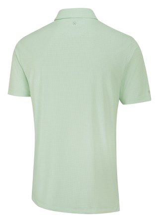 PING Gilmore Herren Polo, Jade/Weiß