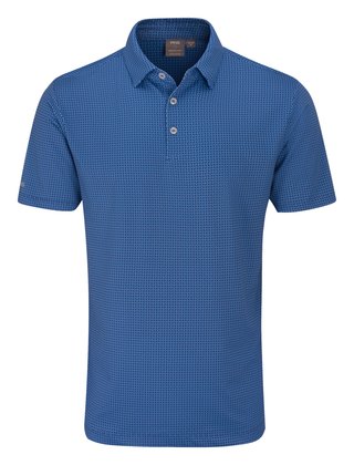 PING Gilmore Herren Polo, midnight/infinity blue