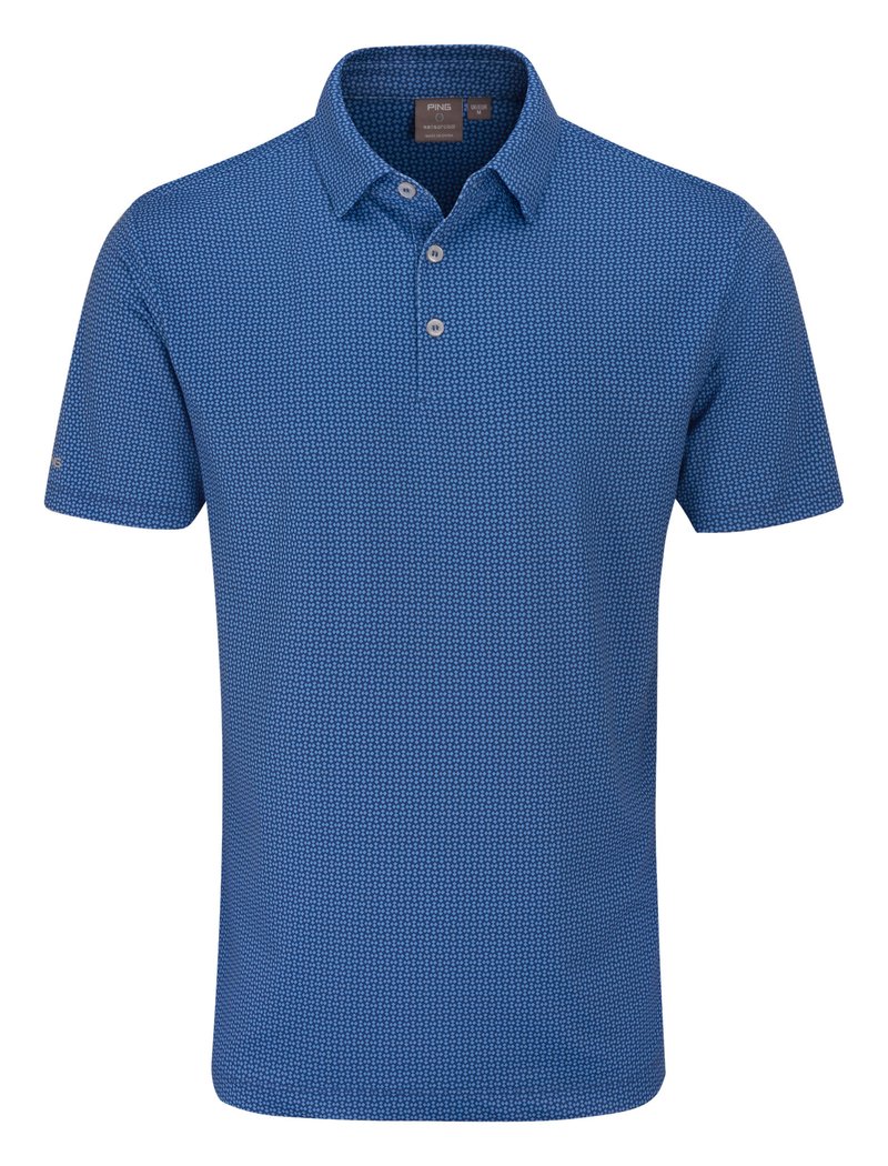 PING Gilmore Herren Polo, midnight/infinity blue