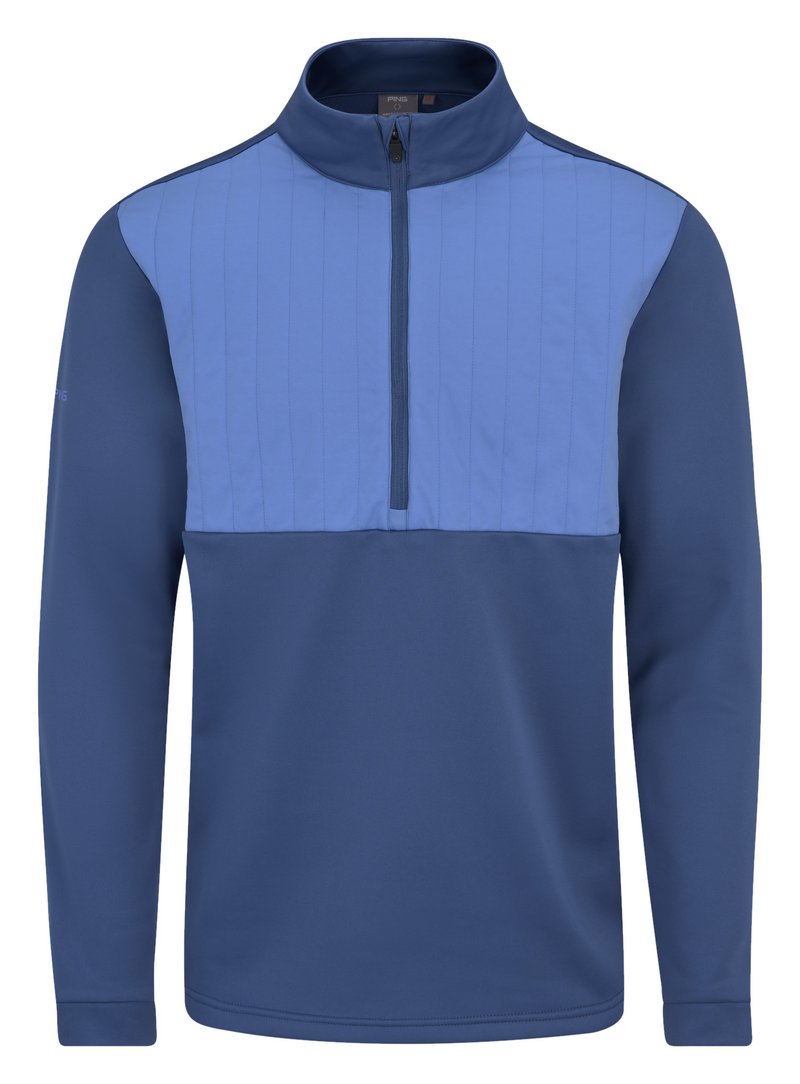 PING Ezra Herren Sweatshirt, Deep Sea Blue/Blue Yonder