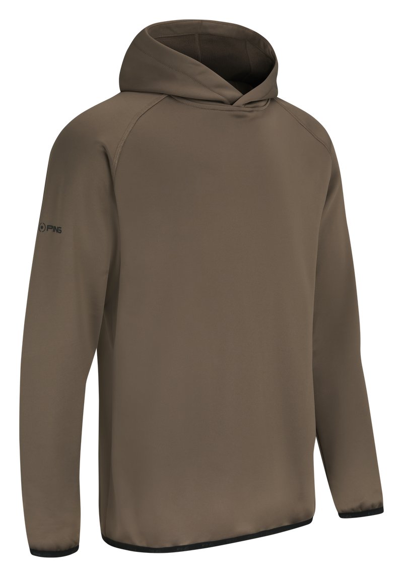 PING Saul Herren Hoodie, Coffee
