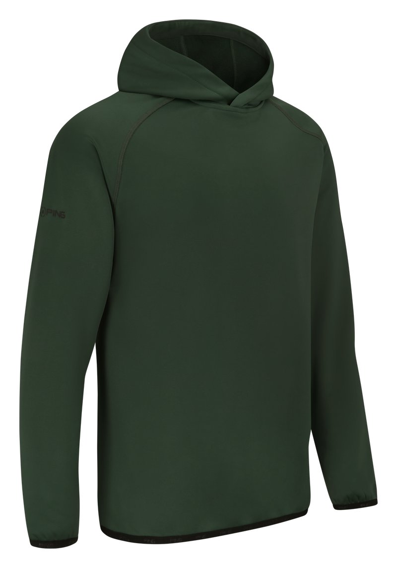 PING Saul Herren Hoodie Sweatshirt, Gorse Green