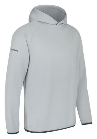 PING Saul Herren Hoodie Sweatshirt, Silber
