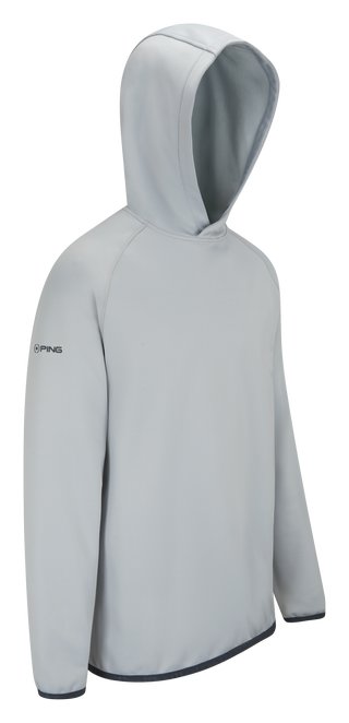 PING Saul Herren Hoodie Sweatshirt, Silber