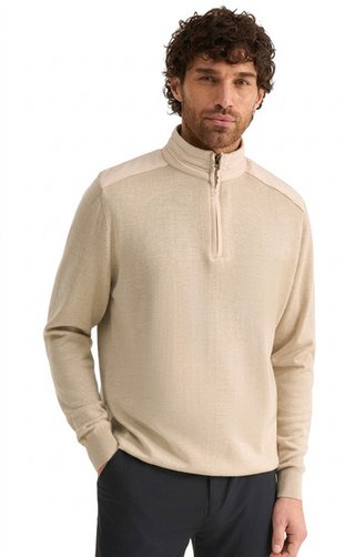 PING Barnaby Herren Sweatshirt, tawny marl