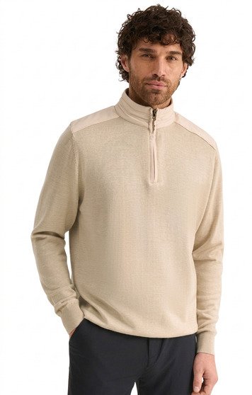 PING Barnaby Herren Sweatshirt, tawny marl
