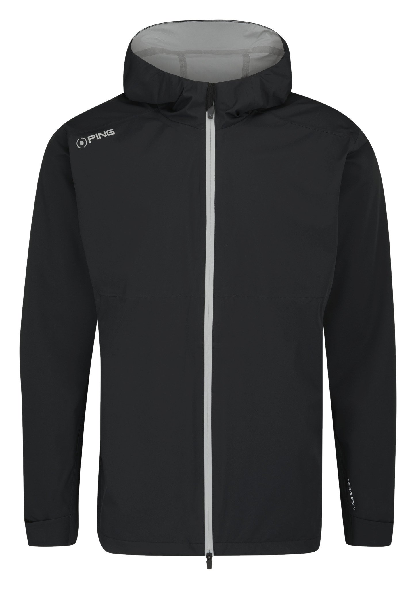 PING AquaDrive Waterproof Herren Jacke, schwarz