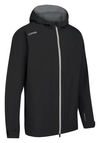 PING AquaDrive Waterproof Herren Jacke, schwarz