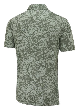 PING Marek Camo Jacquard Herren Polo, Jade Multi