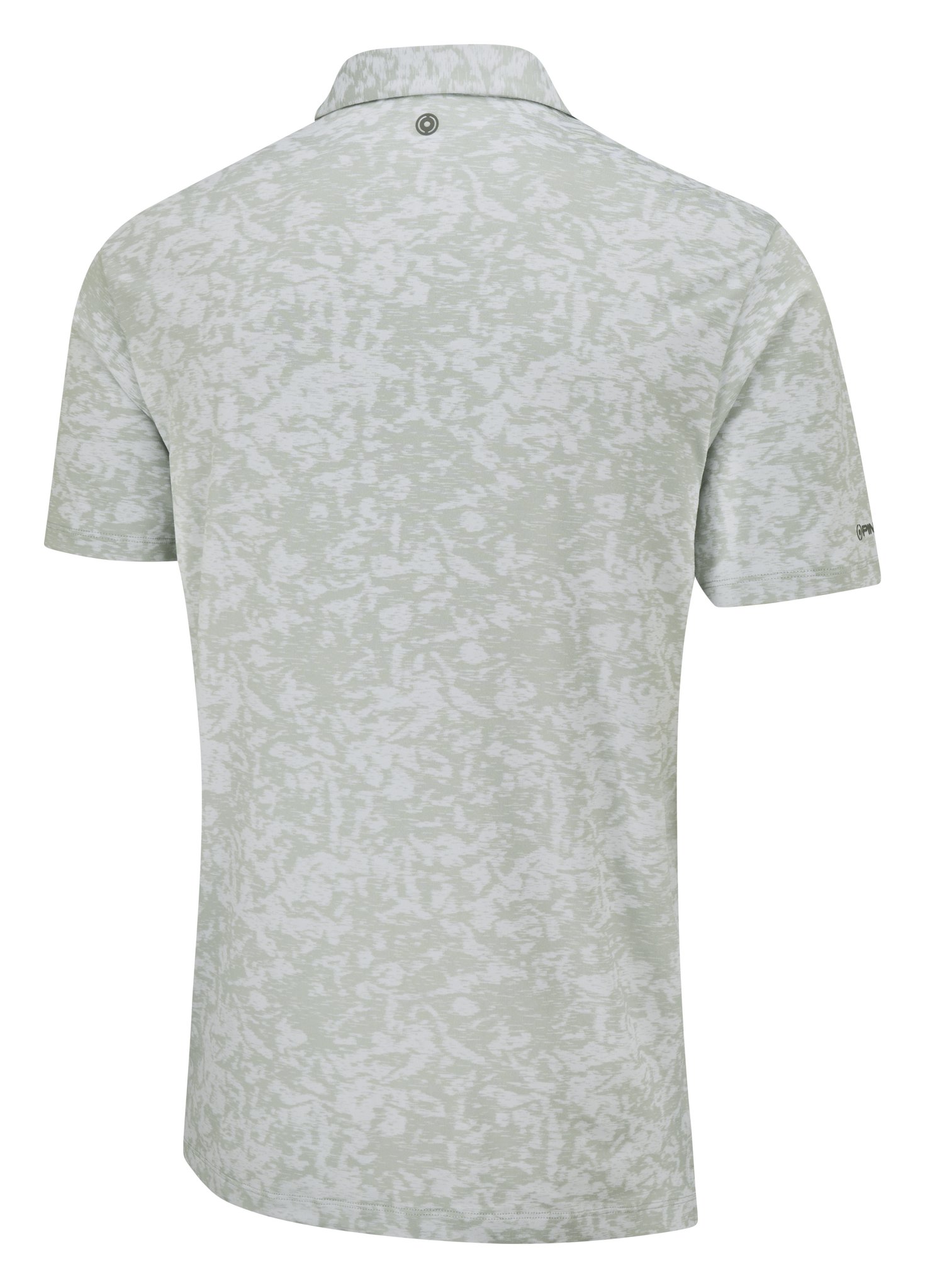 PING Marek Camo Jacquard Herren Polo, silver multi