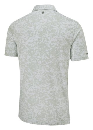 PING Marek Camo Jacquard Herren Polo, silver multi
