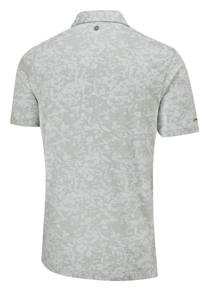 PING Marek Camo Jacquard Herren Polo, silver multi