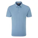 PING Hershel Herren Polo, dusty blue multi
