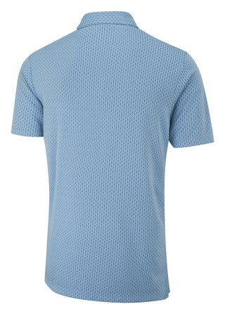 PING Hershel Herren Polo, dusty blue multi