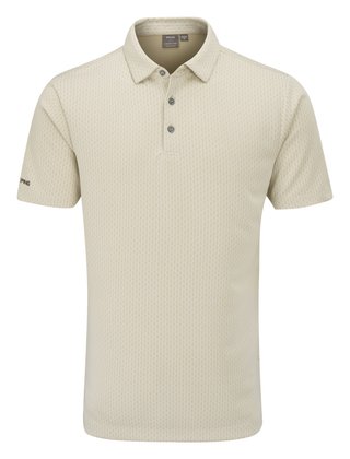 PING Hershel Herren Polo, egret multi