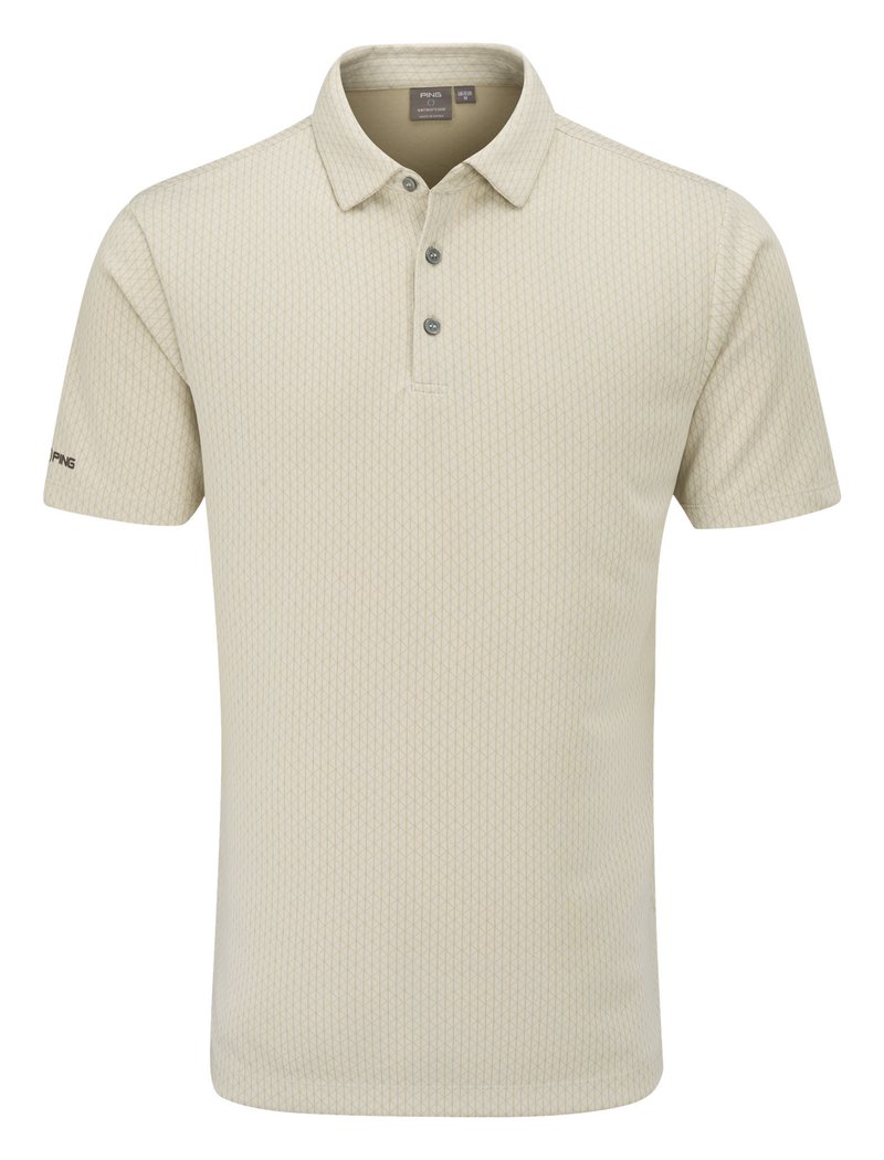 PING Hershel Herren Polo, egret multi