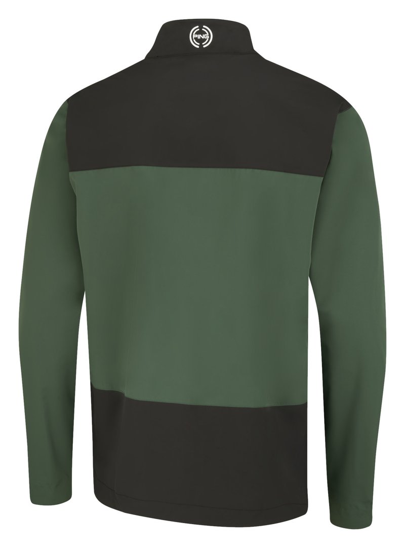 PING AquaDrive Waterproof Herren Jacke, gorse green/black