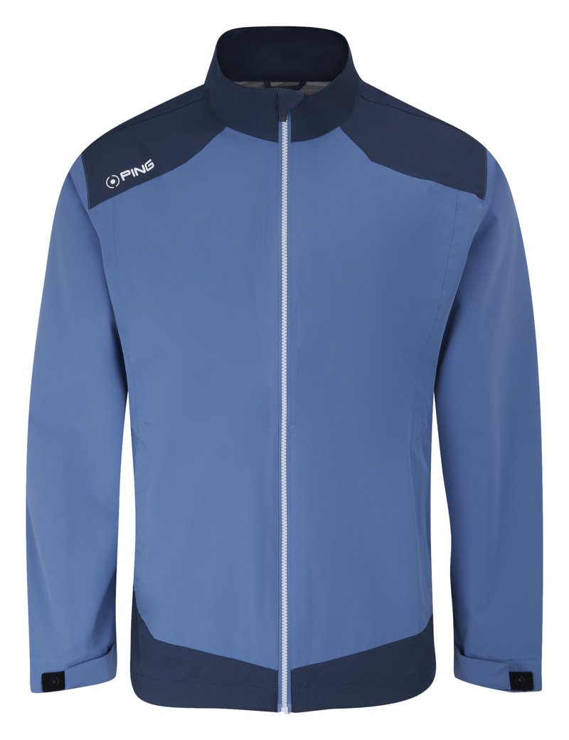 PING AquaDrive Waterproof Herren Jacke, harbour blue/oxford blue