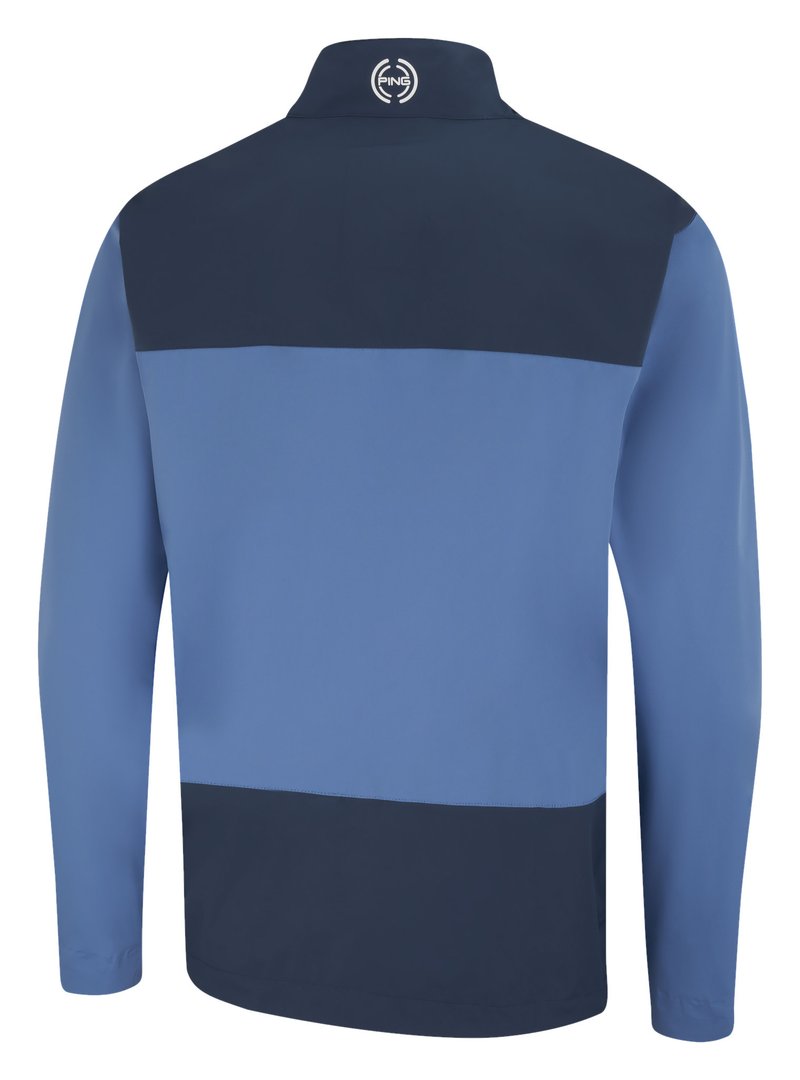 PING AquaDrive Waterproof Herren Jacke, harbour blue/oxford blue