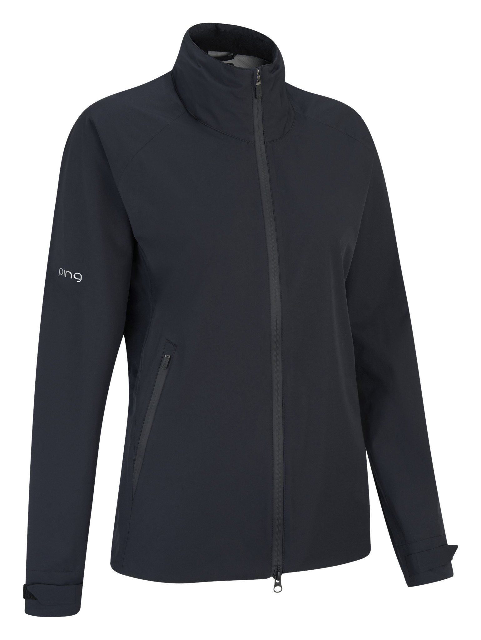 PING AquaDrive Waterproof Damen Jacke, Schwarz