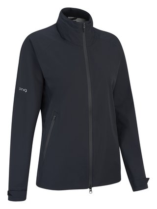 PING AquaDrive Waterproof Damen Jacke, Schwarz