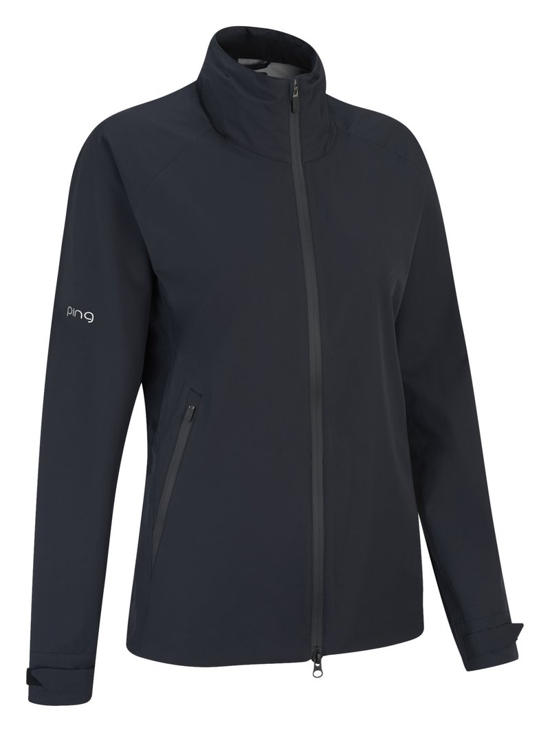 PING AquaDrive Waterproof Damen Jacke, Schwarz