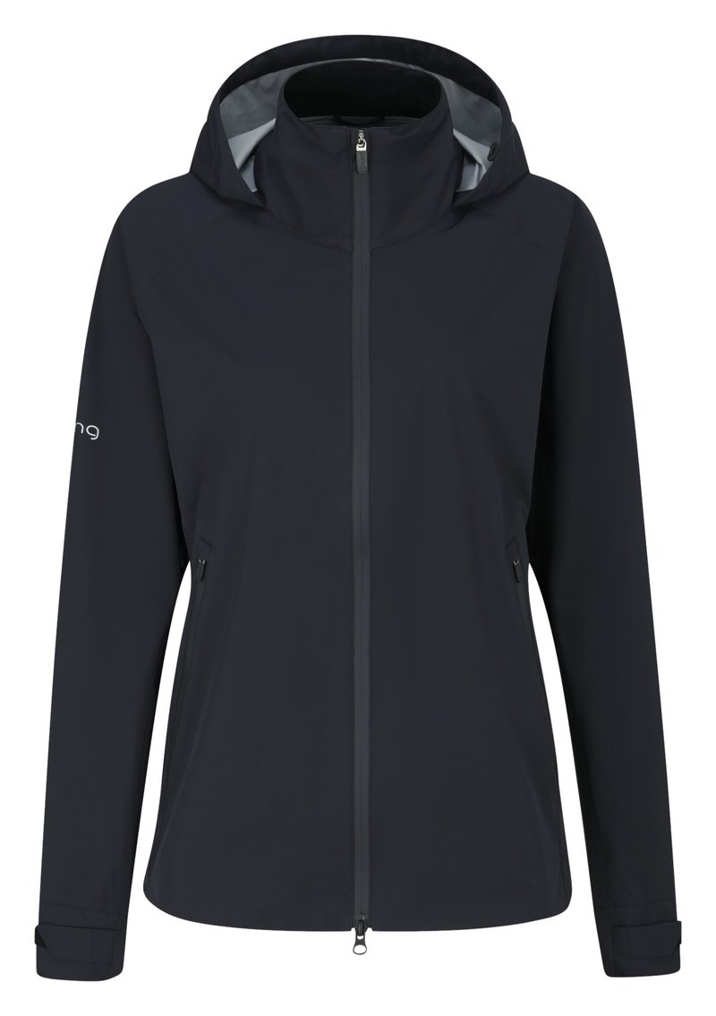 PING AquaDrive Waterproof Damen Jacke, Schwarz