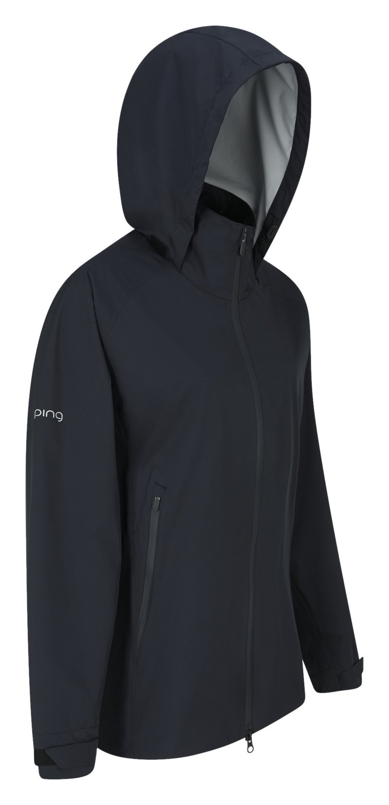 PING AquaDrive Waterproof Damen Jacke, Schwarz