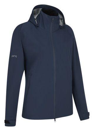 PING AquaDrive Waterproof Damen Jacke, Oxford Blue